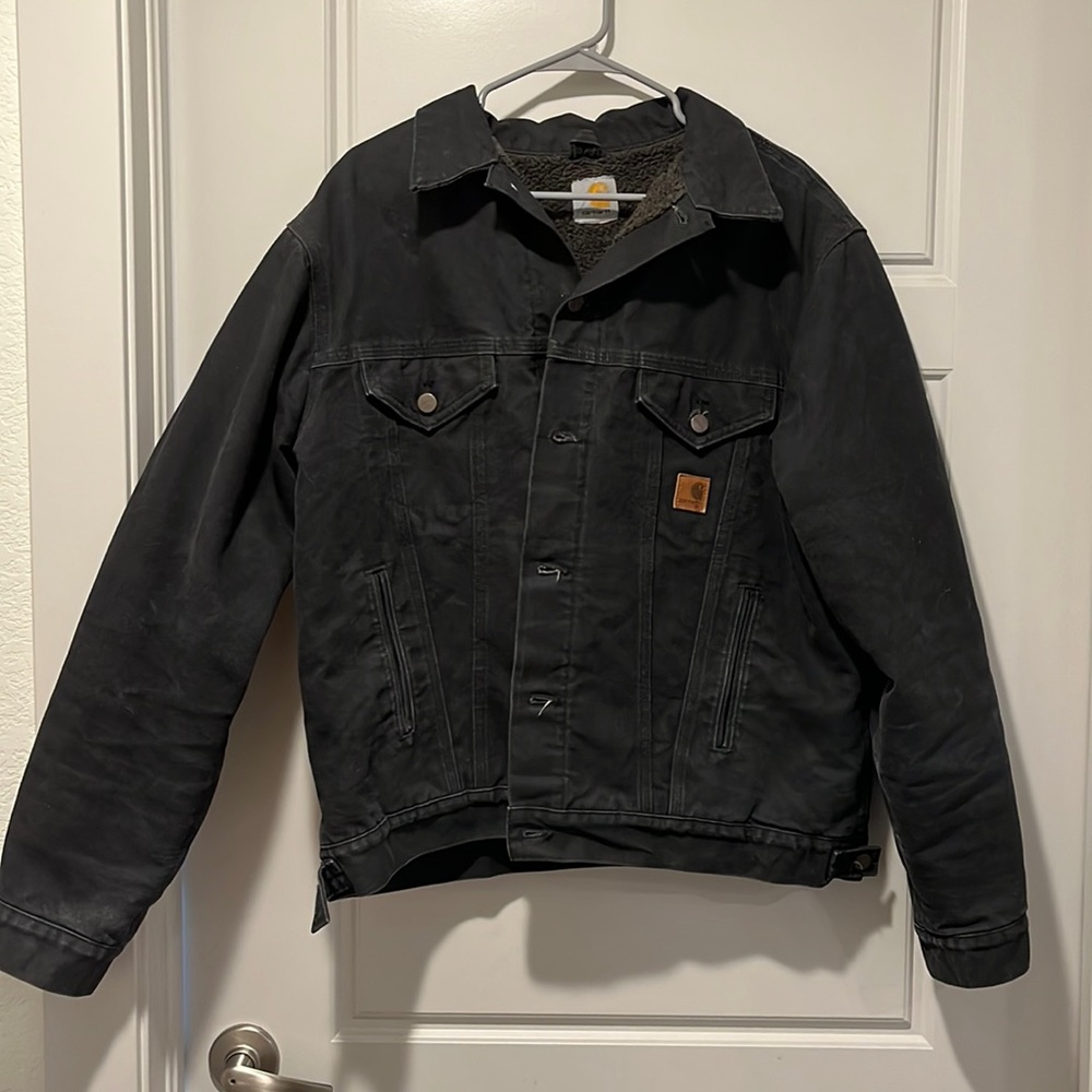 Mens Carhartt Fleece Lined Jacket